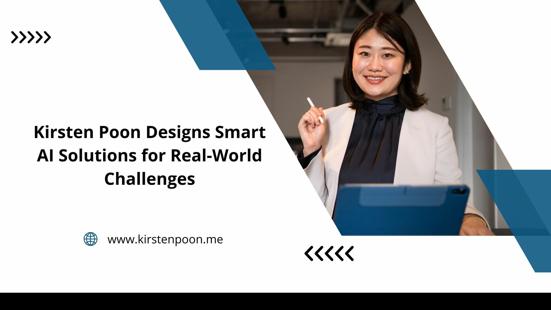 Kirsten Poon Designs Smart AI Solutions for Real-World Challenges