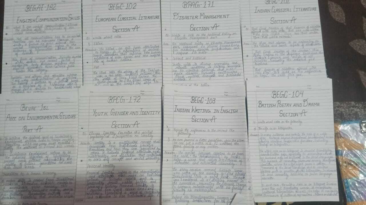 How to Make IGNOU Handwritten Assignments: Step-by-Step