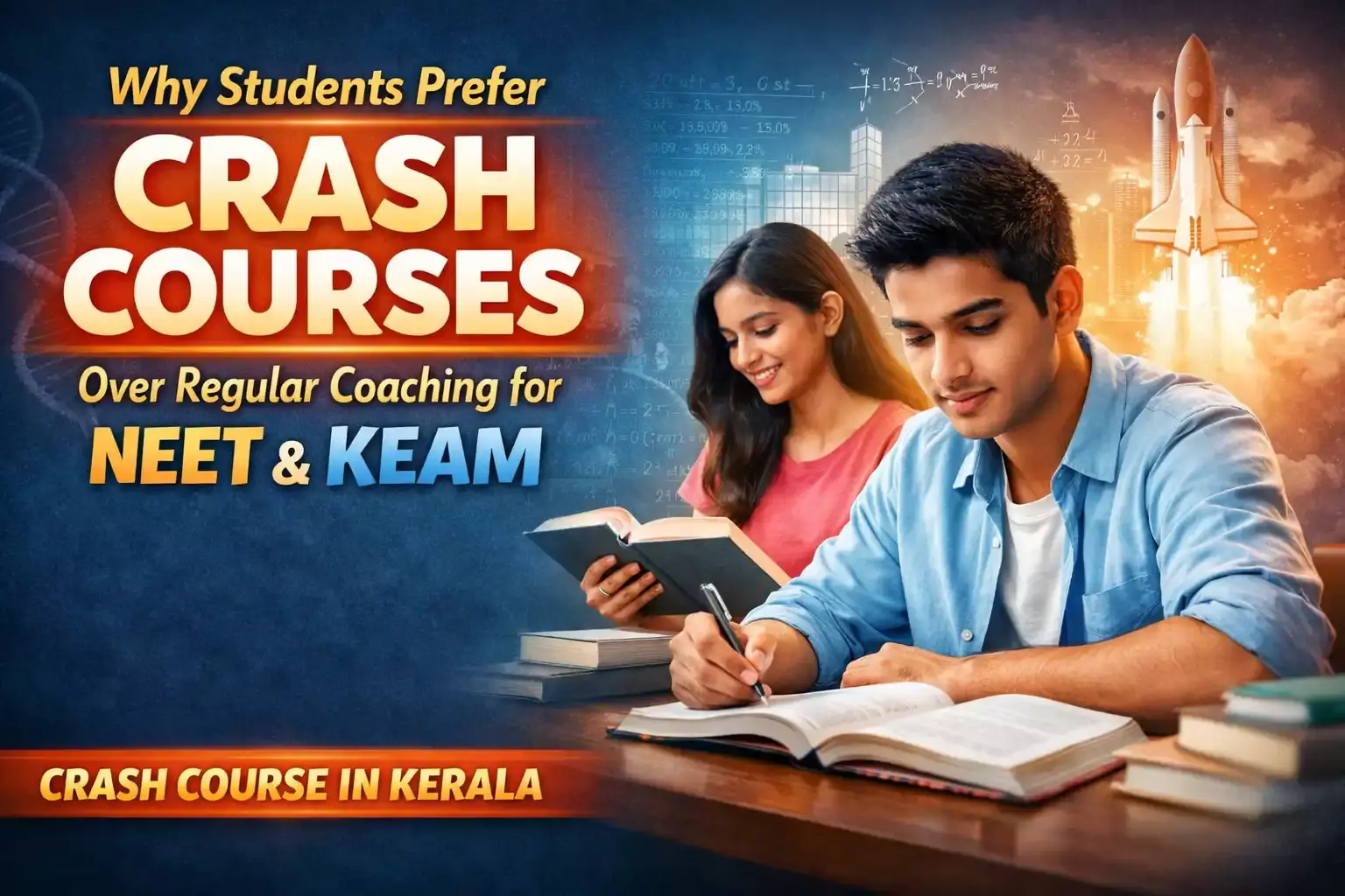 Why Students Prefer Crash Courses Over Regular Coaching for NEET & KEAM